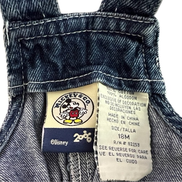 Vintage Mickey & Co Disney Blue Shortalls - Picture 4 of 9